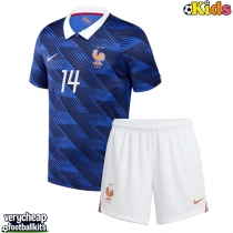 France Adrien Rabiot #14 Replica Home Minikit World Cup 2026 Short Sleeve (+ pants)